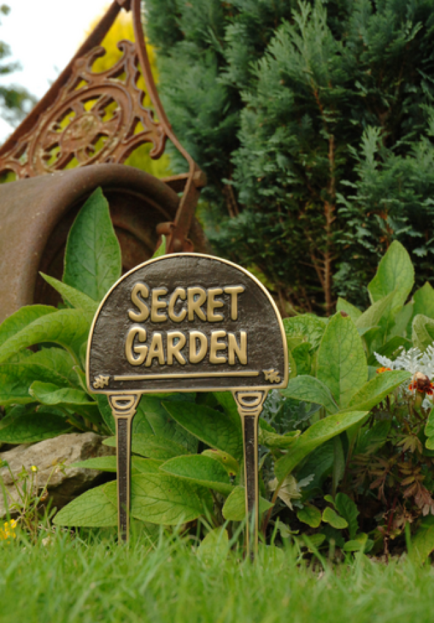 Rasenschild - Secret Garden